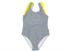 Mads Nørgaard swimsuit Salinga black white yellow